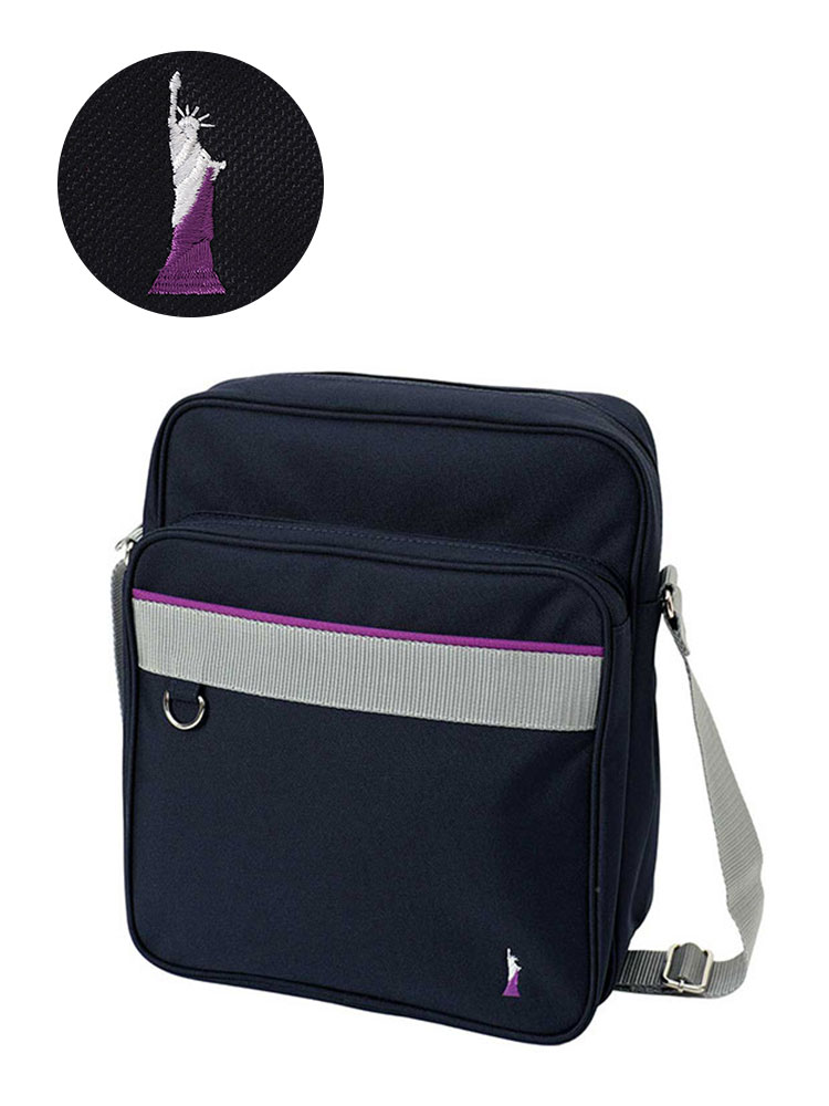 Online限定 ショルダーナイロンバッグ スプリンググレープ女神 ネイビー 公式通販 イーストボーイ公式通販 制服 スクールアイテム