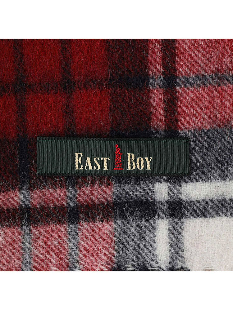 在庫処分】 お買得 新品 EAST BOY Pコート、チェック柄 マフラー