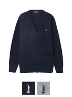 【MEN’S】綿×裏暖プレーティングカーディガン7G