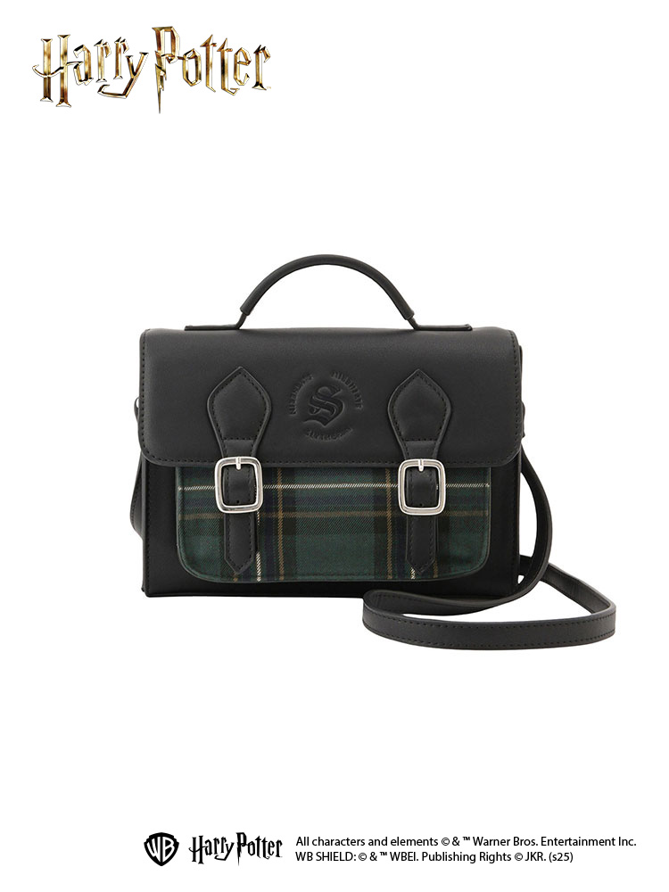 チェック使いサッチェルバッグ〈ハリー・ポッター〉