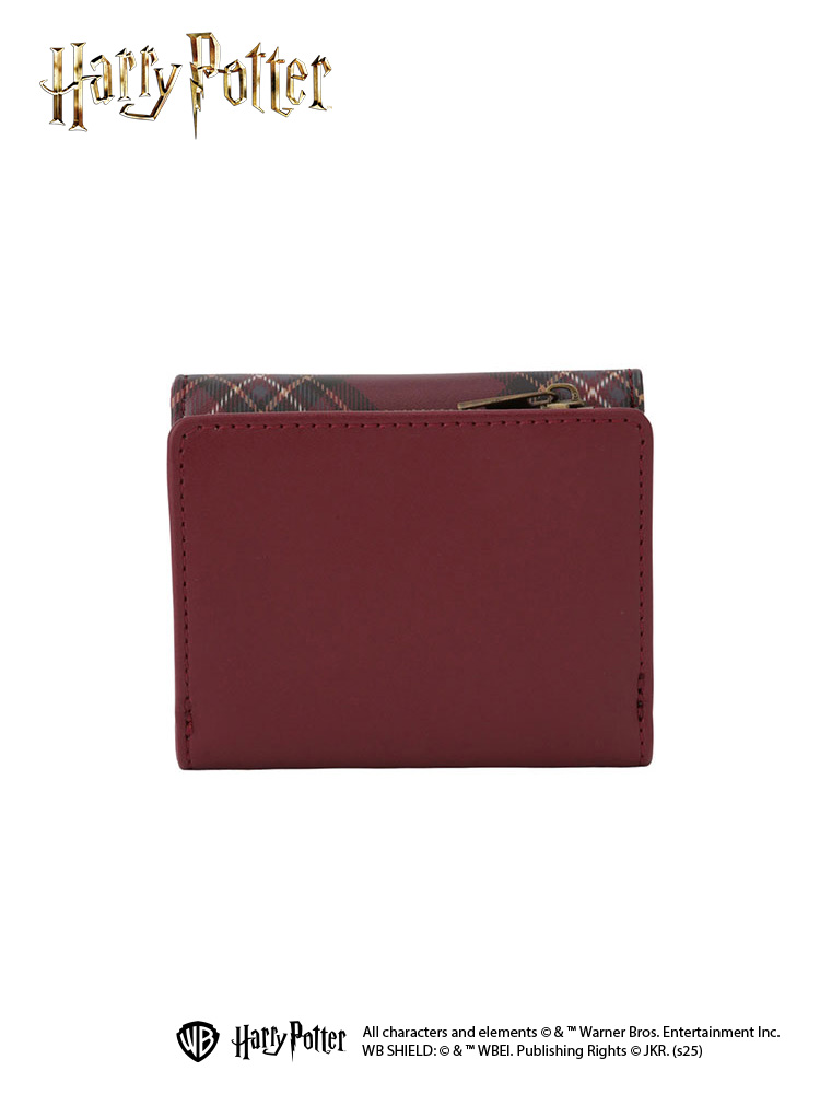 チェックプリント柄ミニ財布〈ハリー・ポッター〉