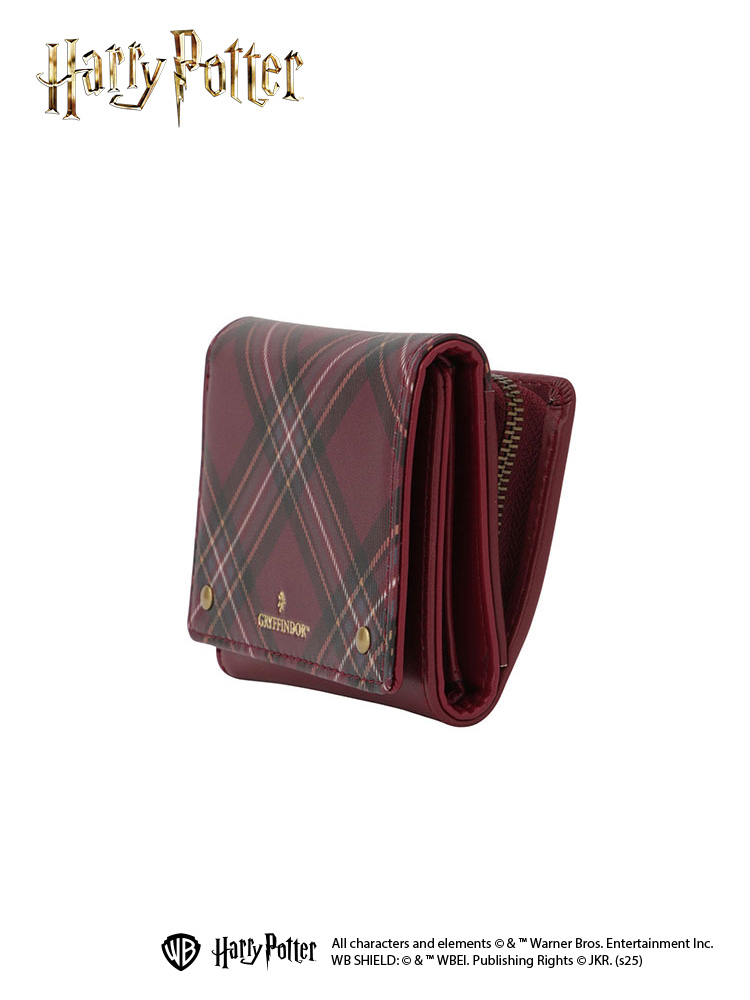 チェックプリント柄ミニ財布〈ハリー・ポッター〉