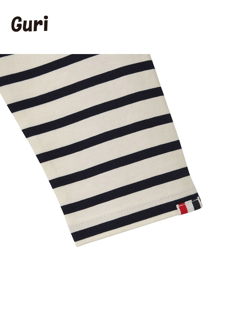 ボーダーTシャツ〈Guri〉　greennout（大きいサイズ）