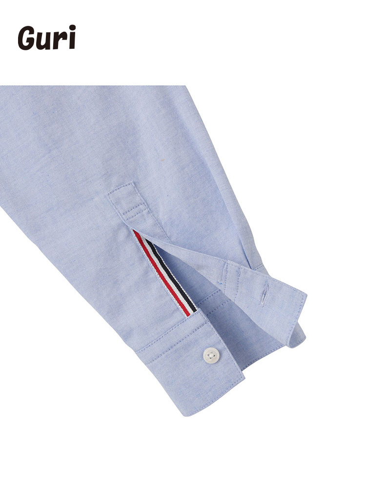 オックスフォードシャツ〈Guri〉　greennout（大きいサイズ）