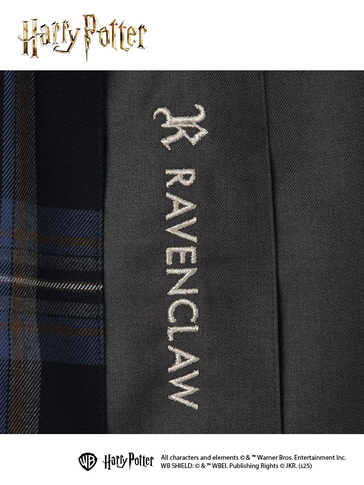 【大きいサイズ13号～19号】　チェック×無地 ロングスカート〈ハリー・ポッター〉greennout（大きいサイズ）