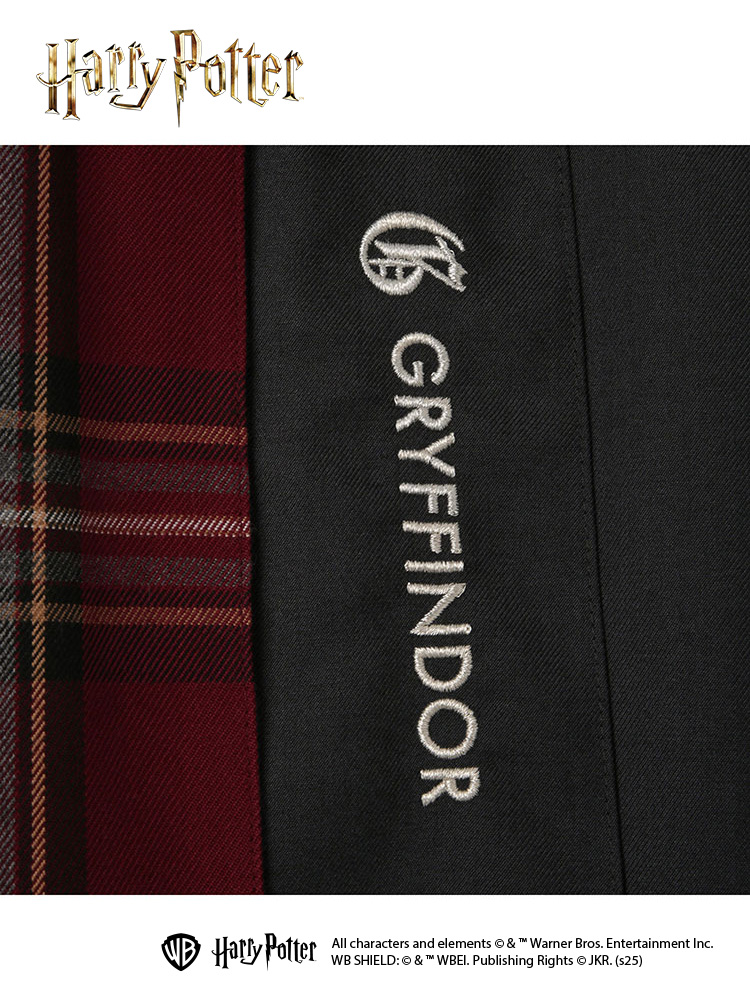 【大きいサイズ13号～19号】　チェック×無地 ロングスカート〈ハリー・ポッター〉greennout（大きいサイズ）