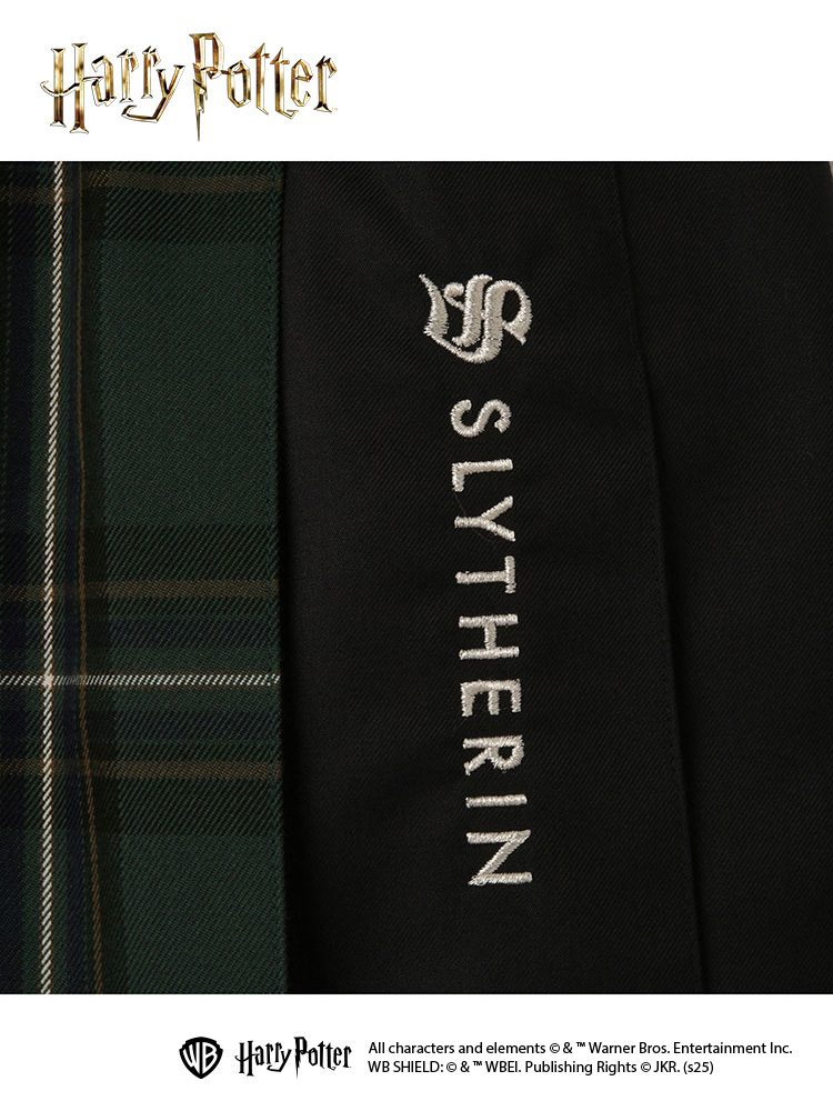 【大きいサイズ13号～19号】　チェック×無地 ロングスカート〈ハリー・ポッター〉greennout（大きいサイズ）