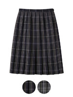 タータンチェックスカート〈58cm丈〉裏地付