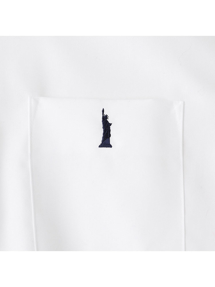 【MEN’S】ブロード半袖シャツ　ポケット付き〈形態安定加工〉