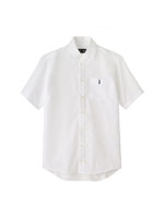 【MEN’S】ブロード半袖シャツ　ポケット付き〈形態安定加工〉