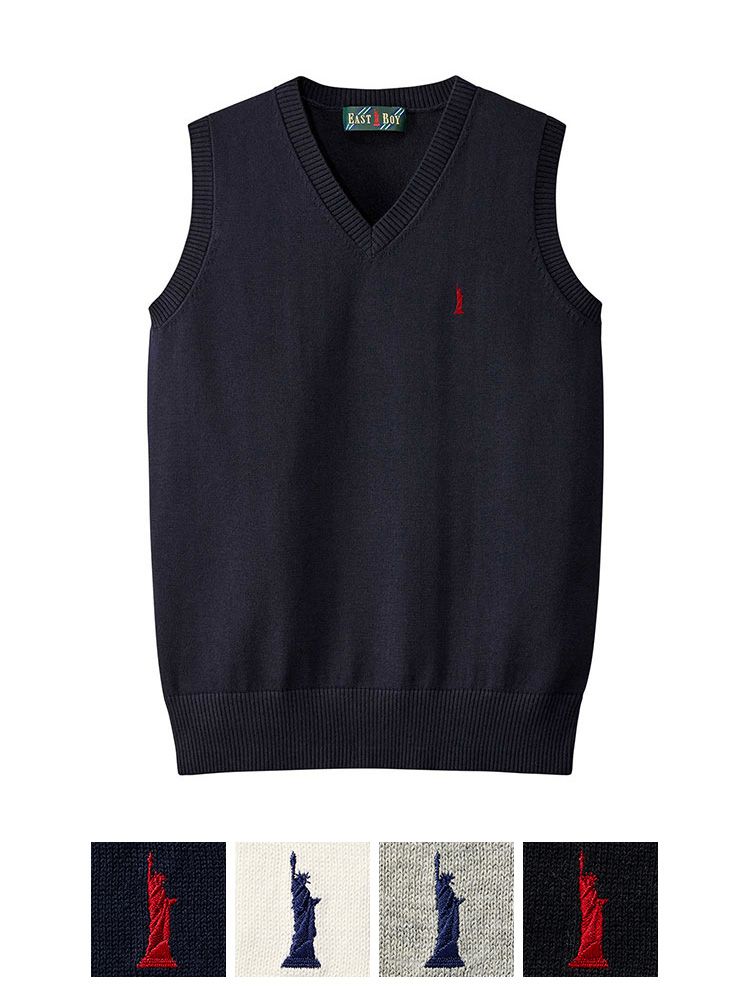 【薄手】定番　COOLMAXベスト12G〈ハイゲージ〉薄手