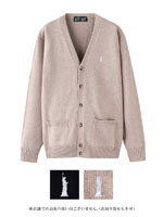 【ONLINE限定】綿カーディガン7G（ピュアホワイト女神）