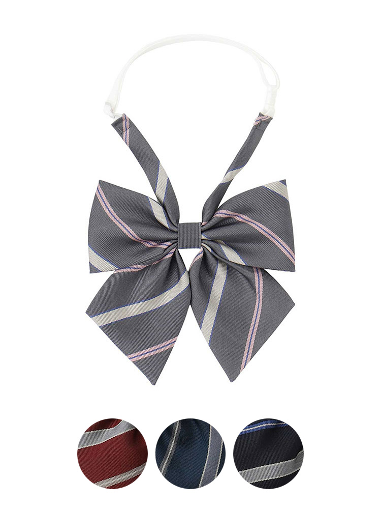 リボン（レジメ柄）