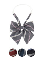 リボン（レジメ柄）