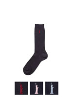 両面刺繍ソックス 20cm