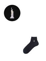 両面刺繍ソックス 10cm（ホイップベリー女神）