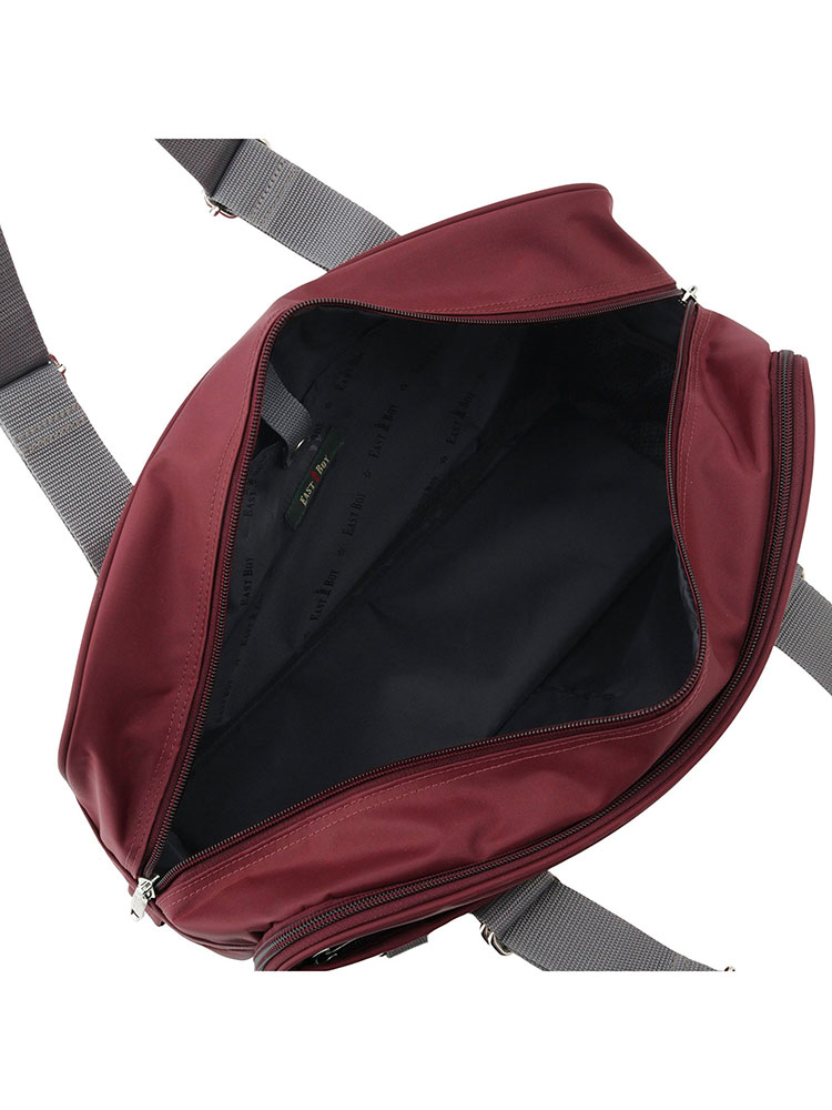 カラーナイロンバッグ　Wファスナー