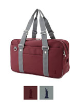 カラーナイロンバッグ　Wファスナー