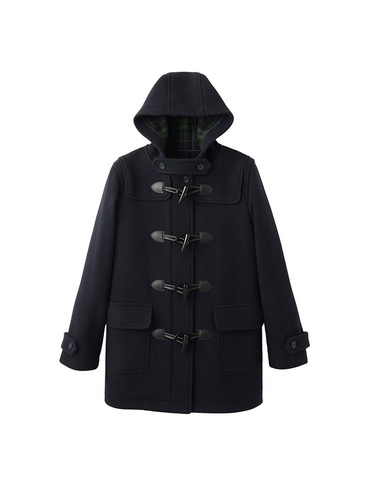 『期間限定10％OFF』【ウール混】Venus ダッフルコート〈ダブルフェィス/袖裏地・ジップ付〉