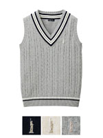 Venus 綿ベスト7Ｇ〈ケーブル編/ライン入り〉