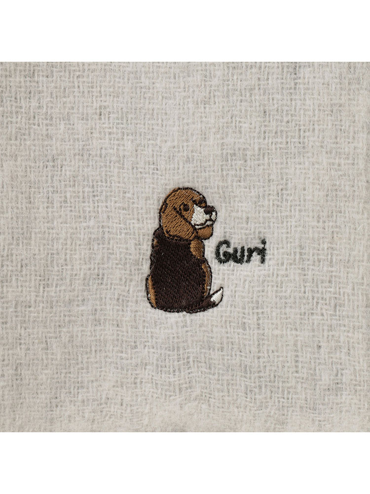 リバーシブル無地マフラー〈Guri〉　