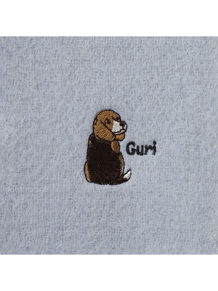 リバーシブル無地マフラー〈Guri〉　