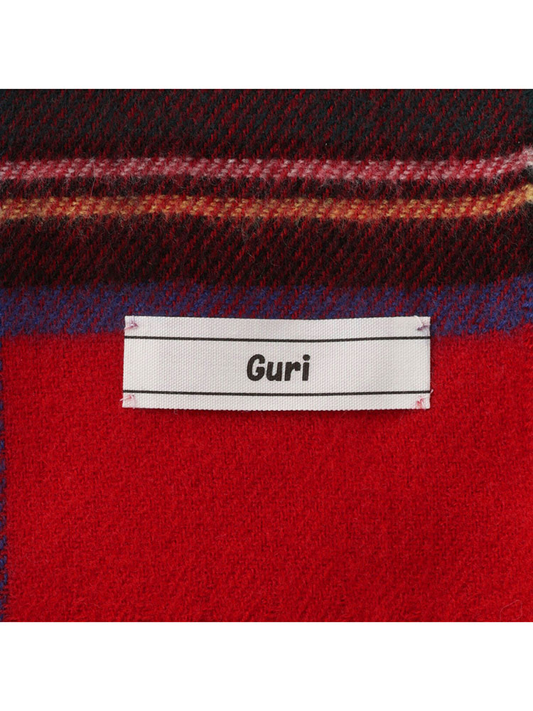 チェックマフラー〈Guri〉　