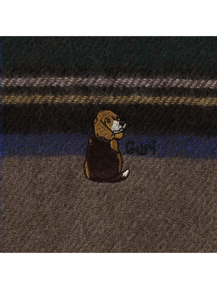チェックマフラー〈Guri〉　