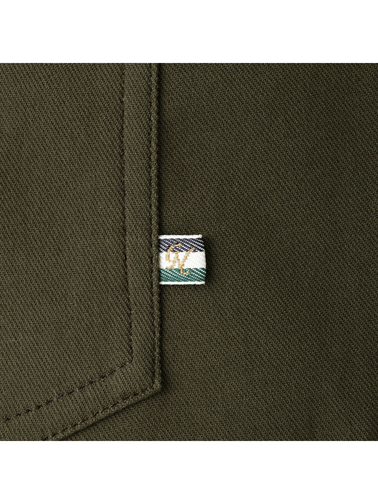 【大きいサイズ】スーパーストレッチツイルパンツ　greennout