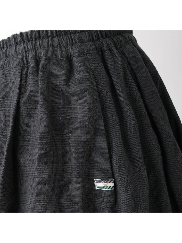 【大きいサイズ】綿起毛グレンチェックスカート　greennout