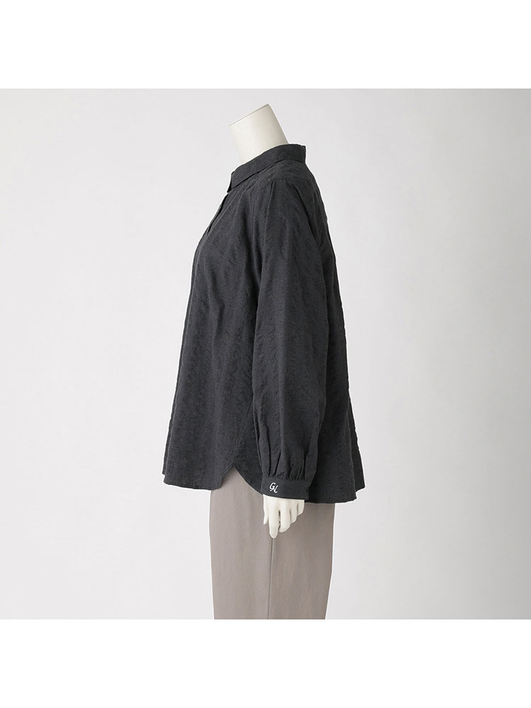 【大きいサイズ】綿起毛グレンチェックシャツ　greennout