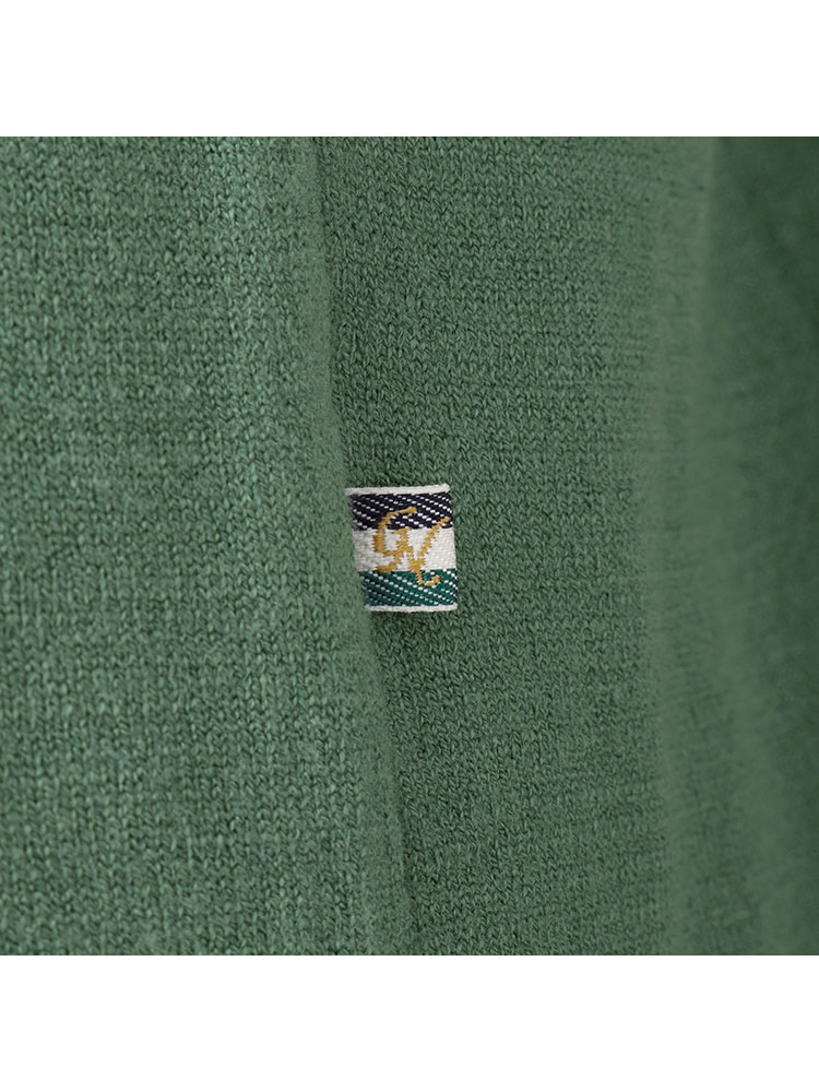 【大きいサイズ】クルーネックカーディガン　greennout