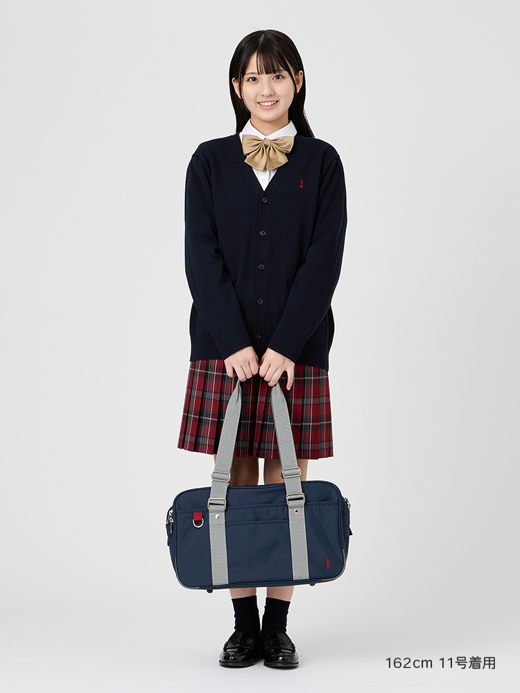 ナイロンバッグ　Wファスナー