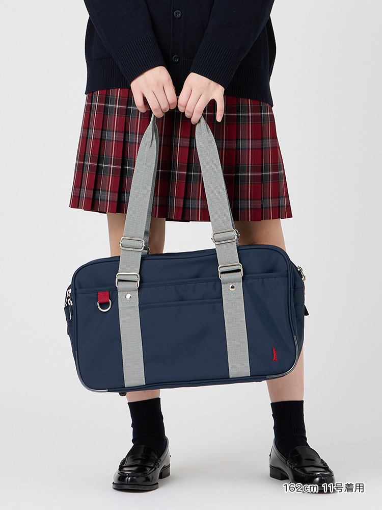 ナイロンバッグ　Wファスナー