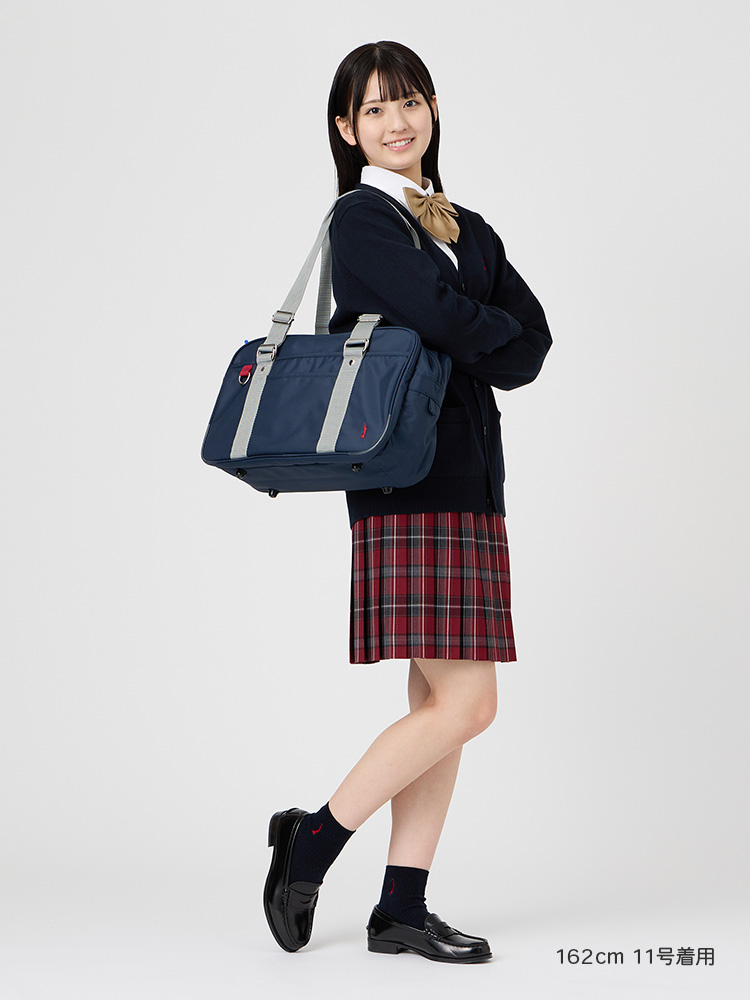 ナイロンバッグ　Wファスナー