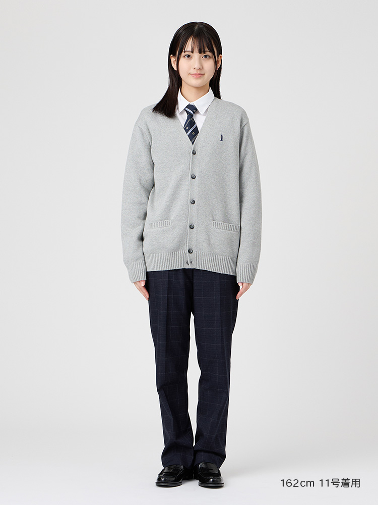 ウォッシャブル　ウィンドーペーンチェックパンツ