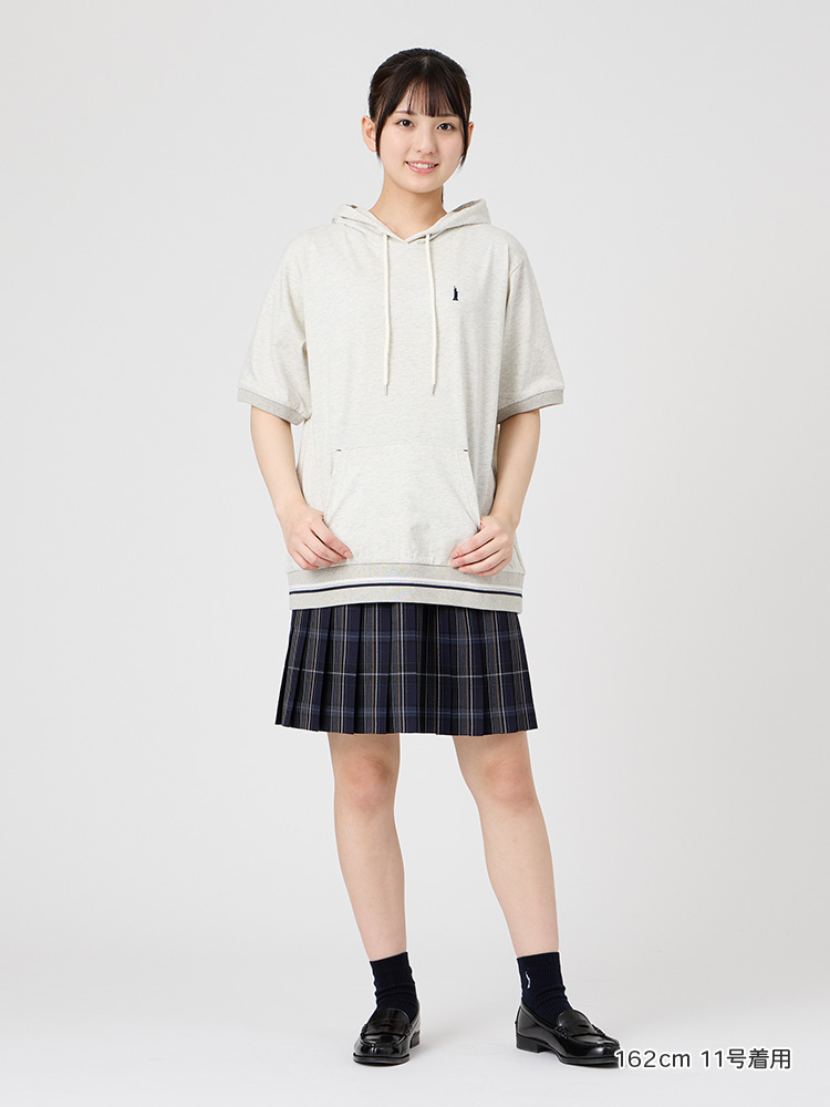 タータンチェックスカート〈48cm丈〉裏地付