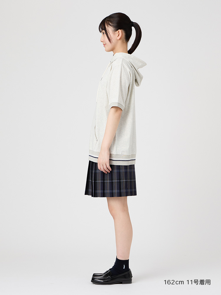 タータンチェックスカート〈48cm丈〉裏地付