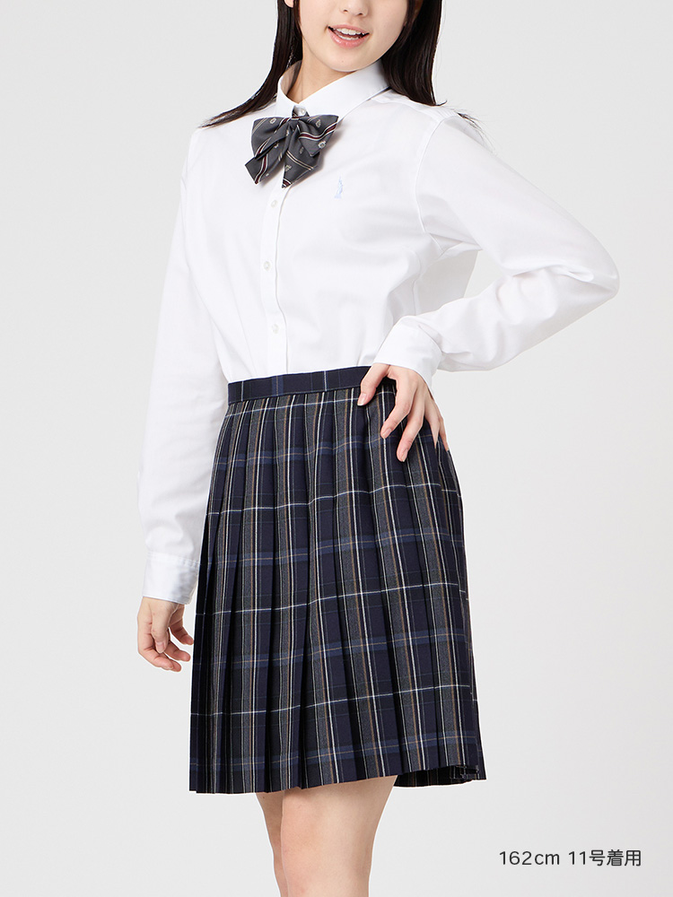 タータンチェックスカート〈48cm丈〉裏地付