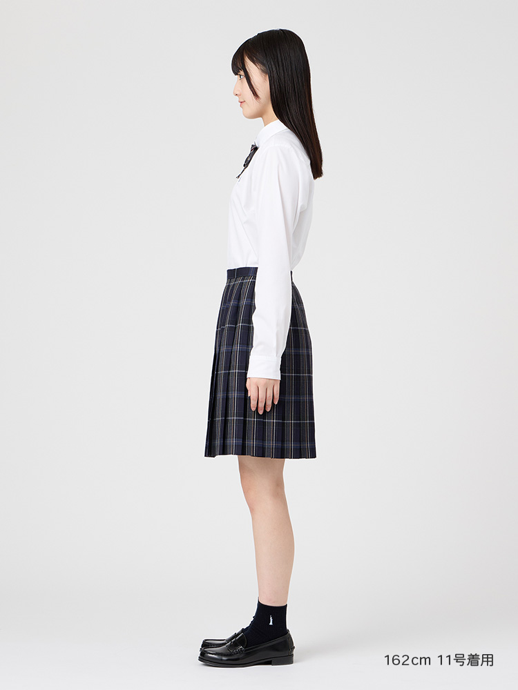 タータンチェックスカート〈48cm丈〉裏地付