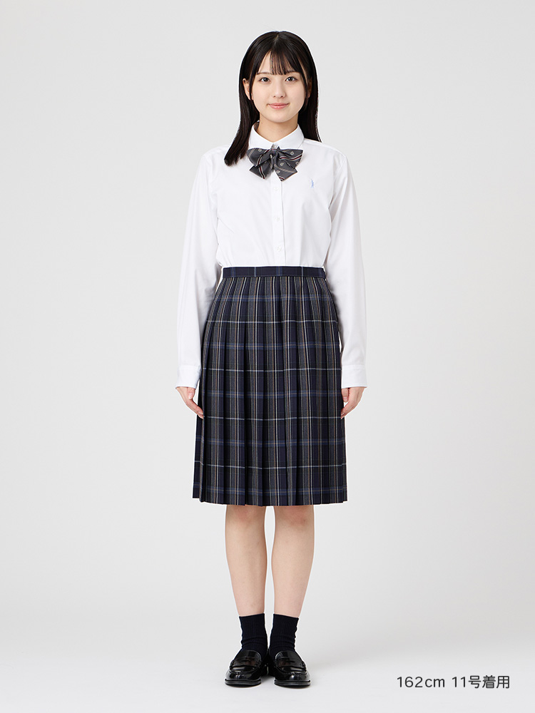 タータンチェックスカート〈58cm丈〉裏地付