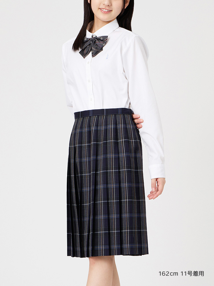 タータンチェックスカート〈58cm丈〉裏地付