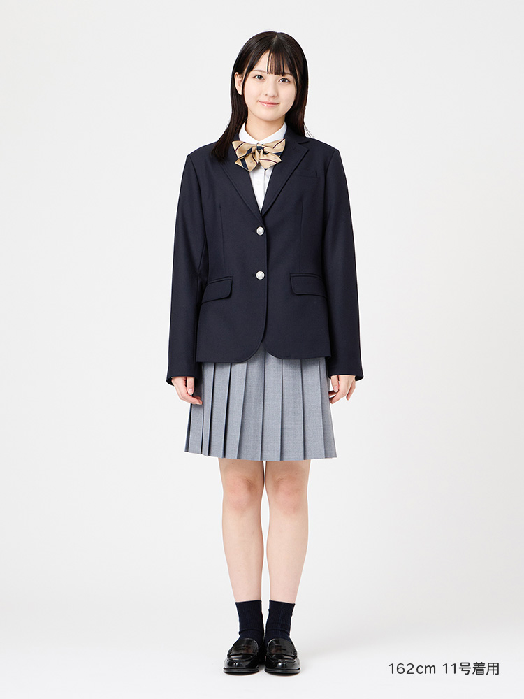 ウォッシャブル　無地スカート〈48cm丈〉裏地付