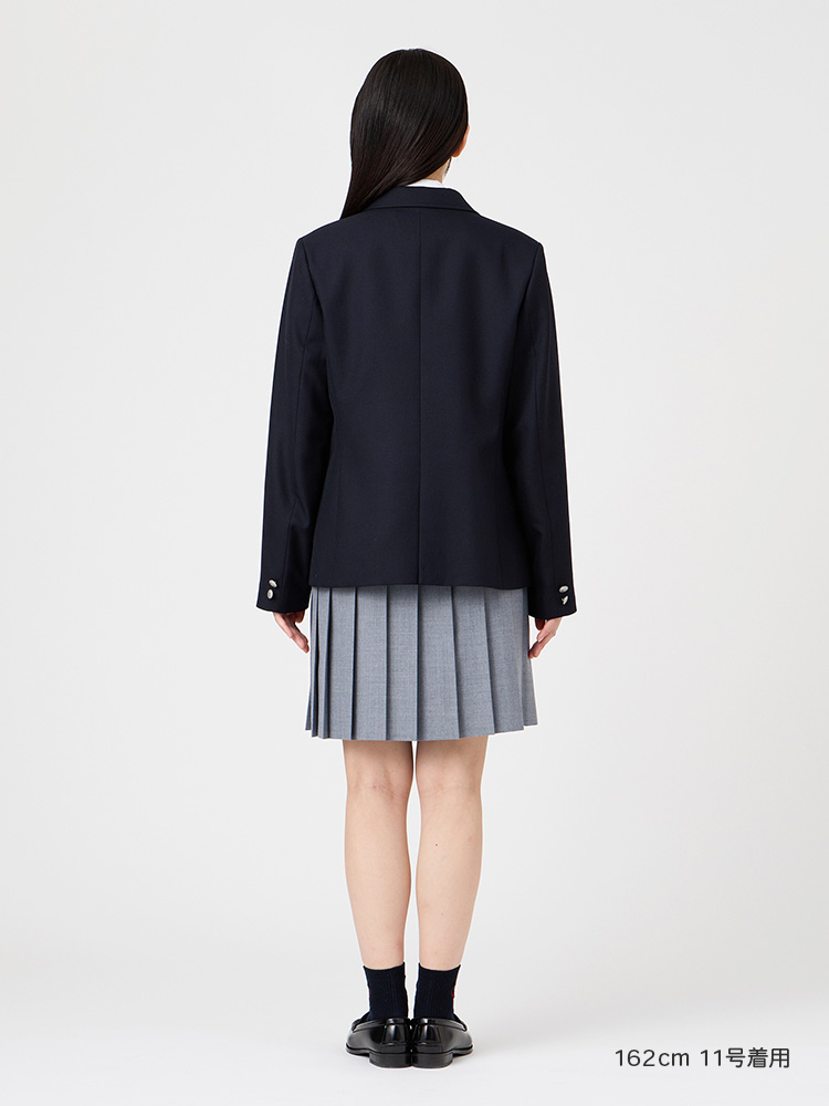 ウォッシャブル　無地スカート〈48cm丈〉裏地付