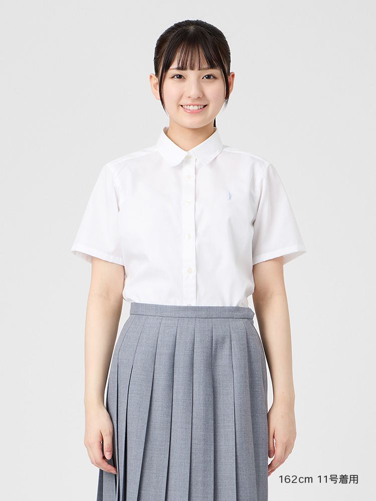 ブロード半袖シャツ〈形態安定加工〉