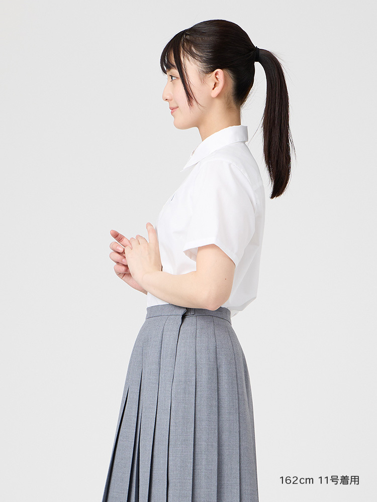 ブロード半袖シャツ〈形態安定加工〉