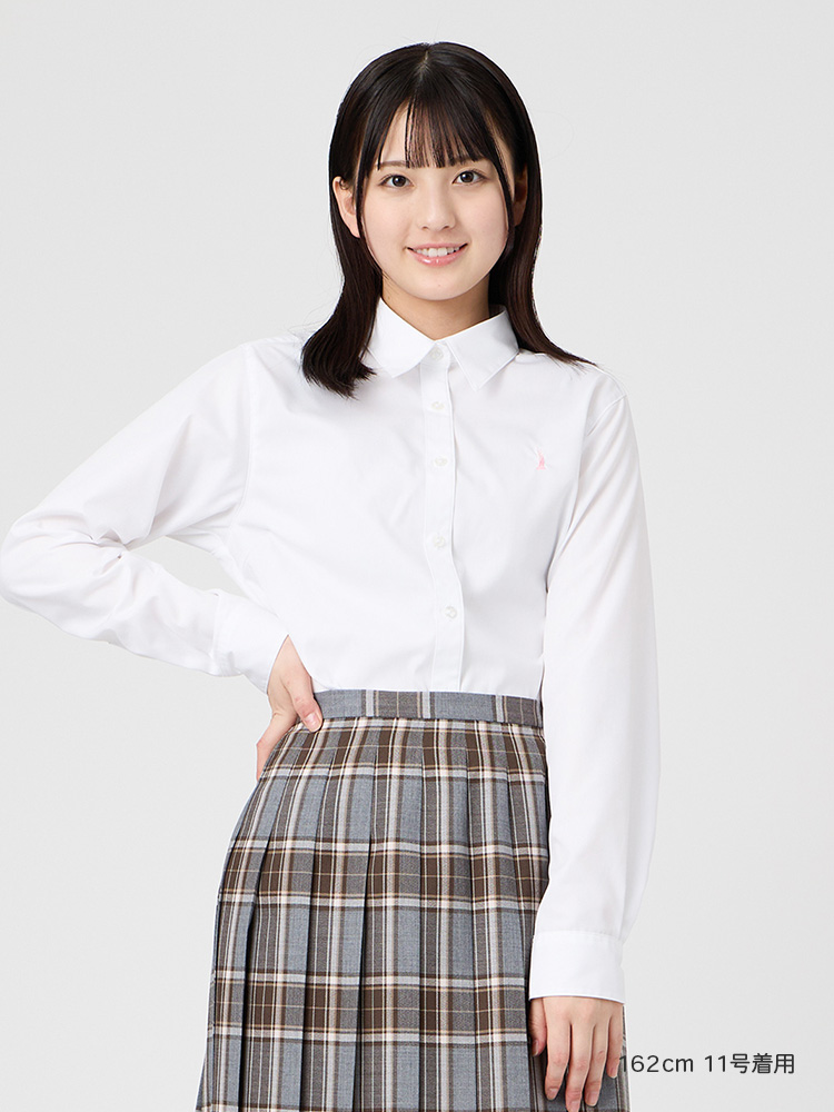 ブロードシャツ〈形態安定加工〉（さくら女神）