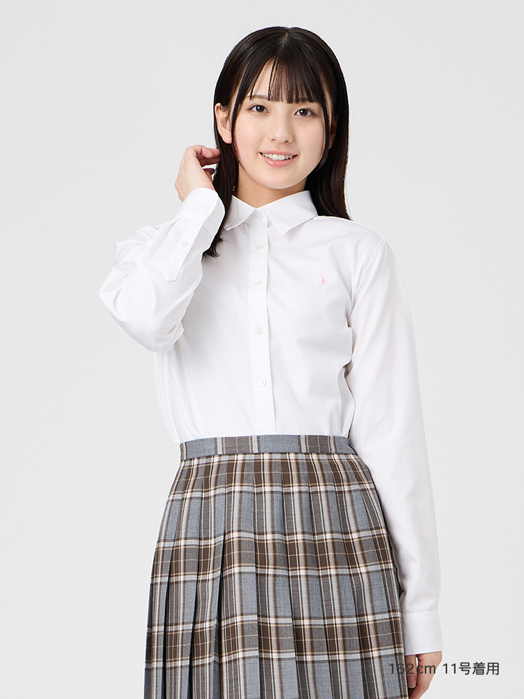 ブロードシャツ〈形態安定加工〉（さくら女神）