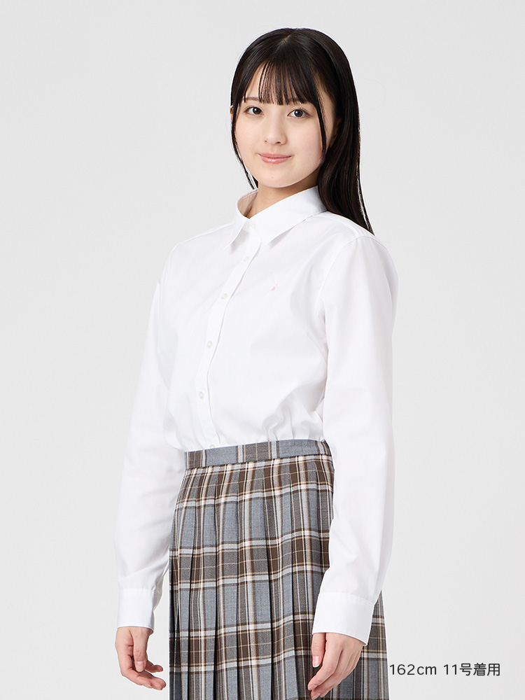 ブロードシャツ〈形態安定加工〉（さくら女神）