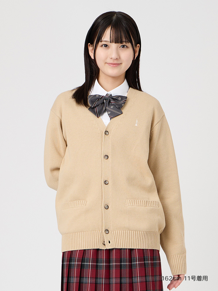 綿カーディガン7G（カラー）